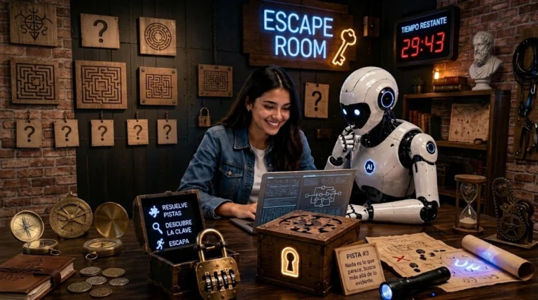 Ciclo de webinar de posgrado Facultad de Educación UDLA 2-2026 – Aprender con IA de forma lúdica: construcción de escape room y aventuras conversacionales con IA – martes 4 de agosto 2026